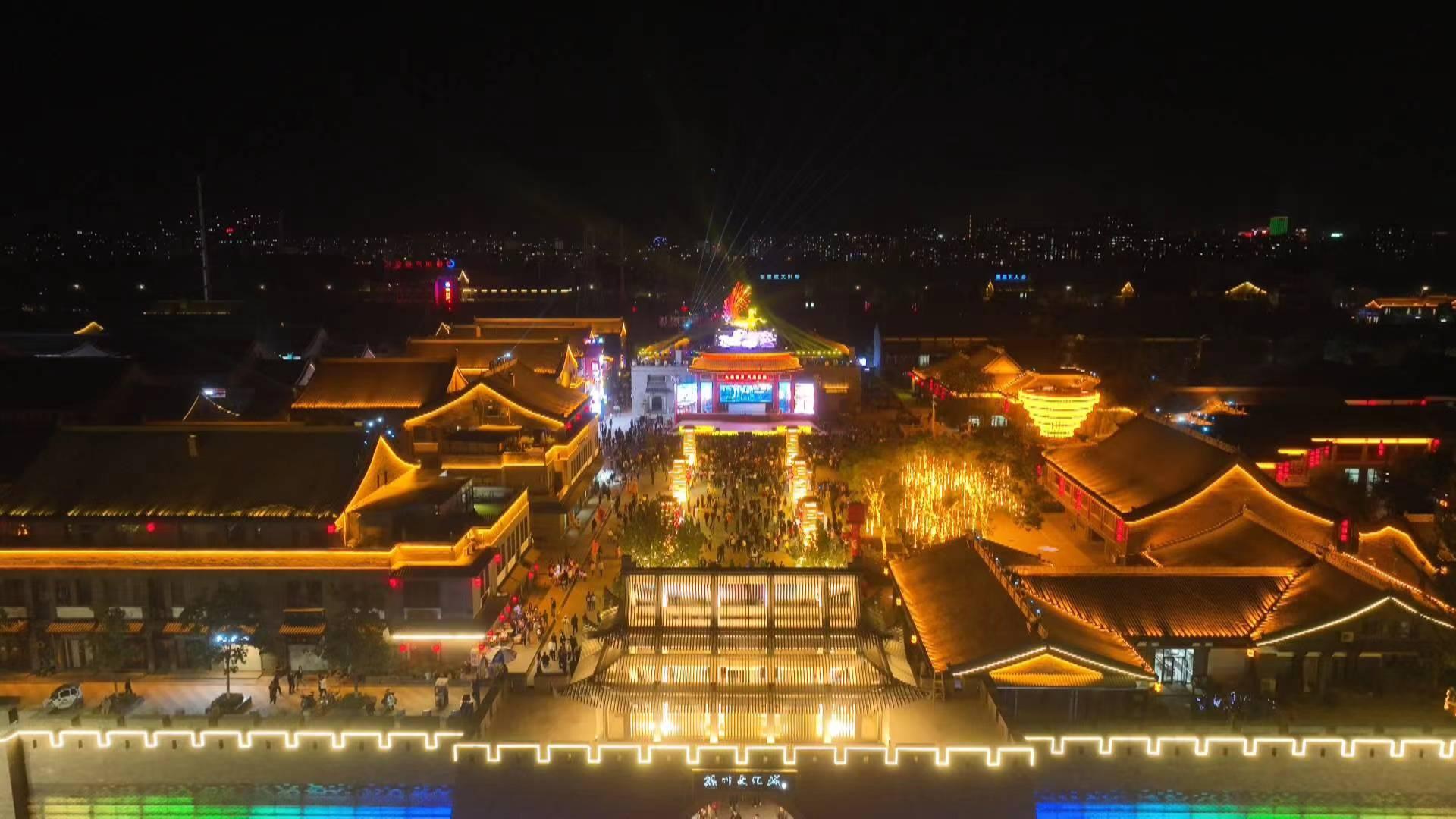 双节加持假期8天银川文化城凤凰幻城日均接待游客3万余人次