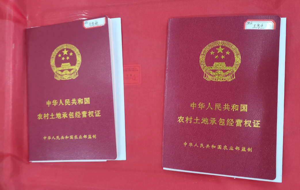 金凤区为润丰村315户群众颁发土地确权证书
